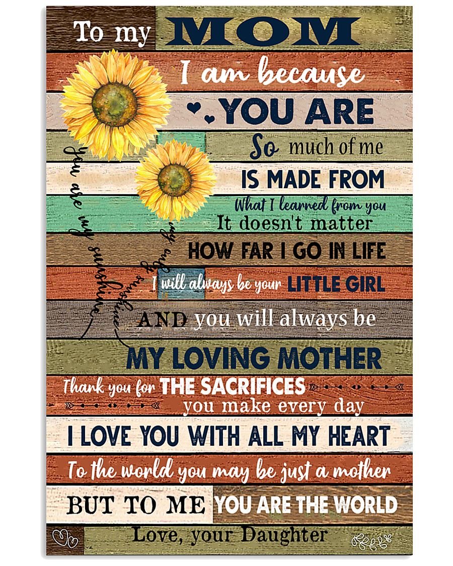 To My Mom Poster-A Loves Gift