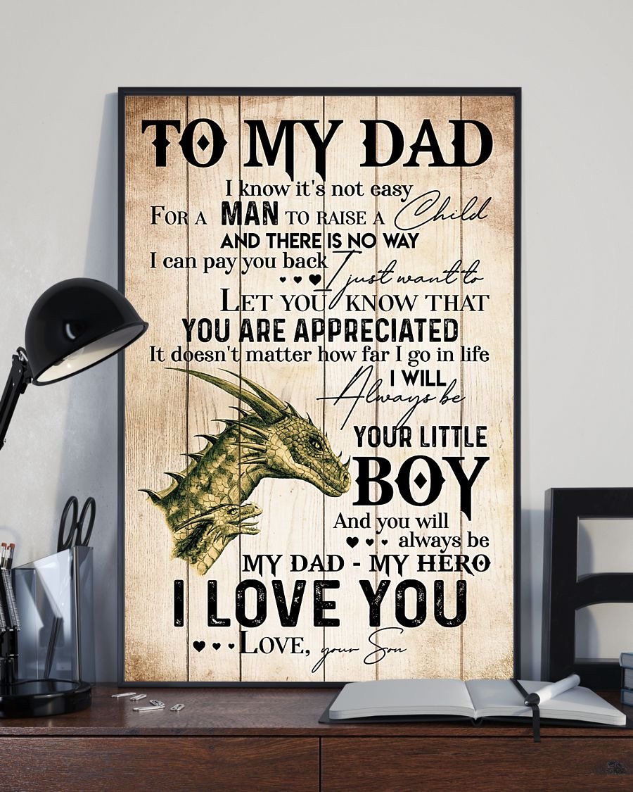 To My Dad Poster-A Loves Gift