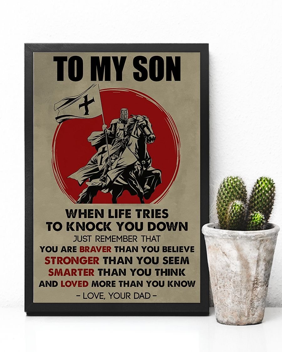 To My Son Poster - Great Gifts For Your Son-A Loves Gift