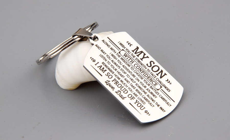 SON DAD - FACE CHALLENGES - KEY CHAIN 1