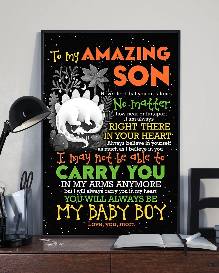 To My Son Poster - Great Gifts For Your Son-A Loves Gift