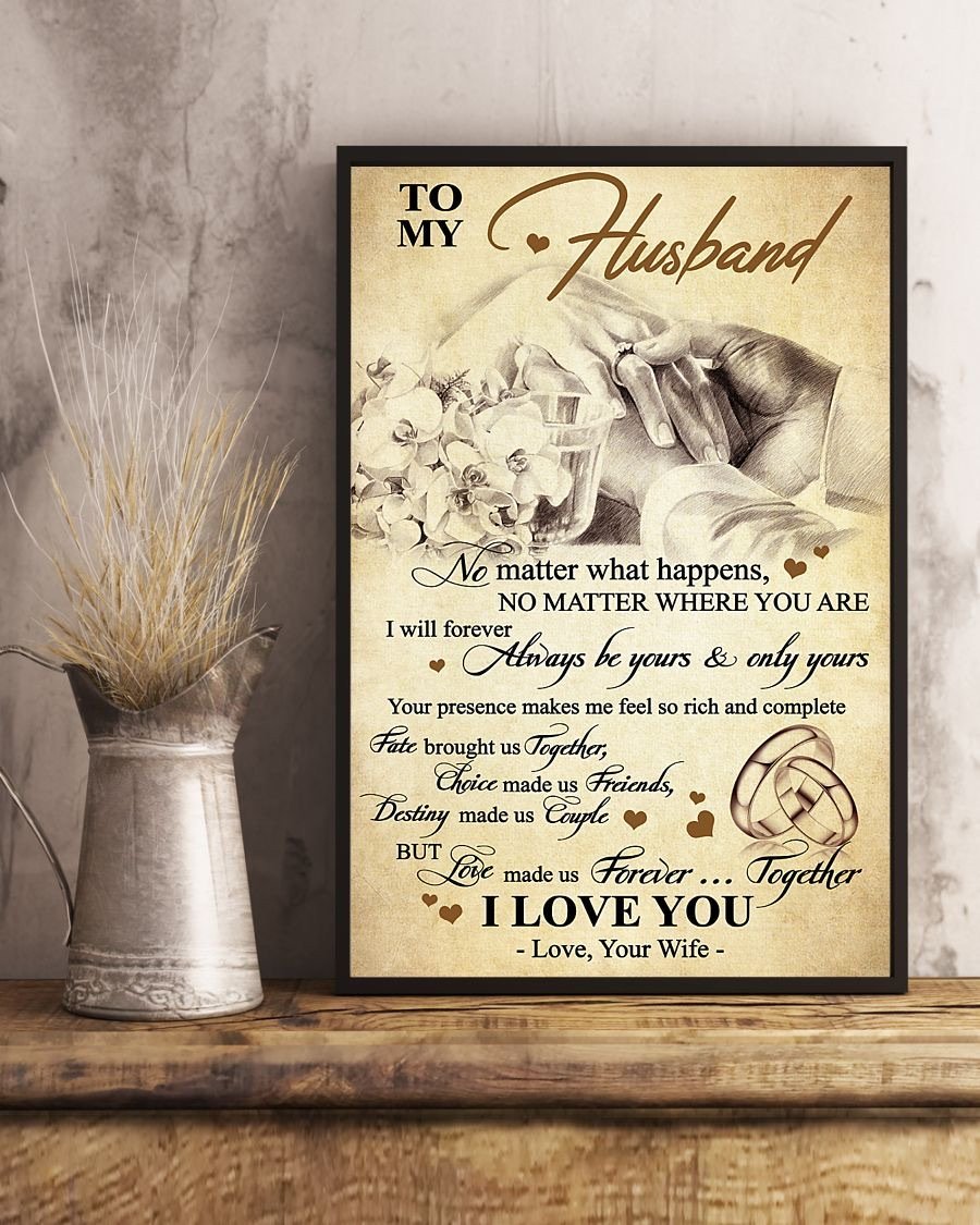 PERFECT GIFTS FOR HUSBAND - TO MY HUSBAND Poster-A Loves Gift