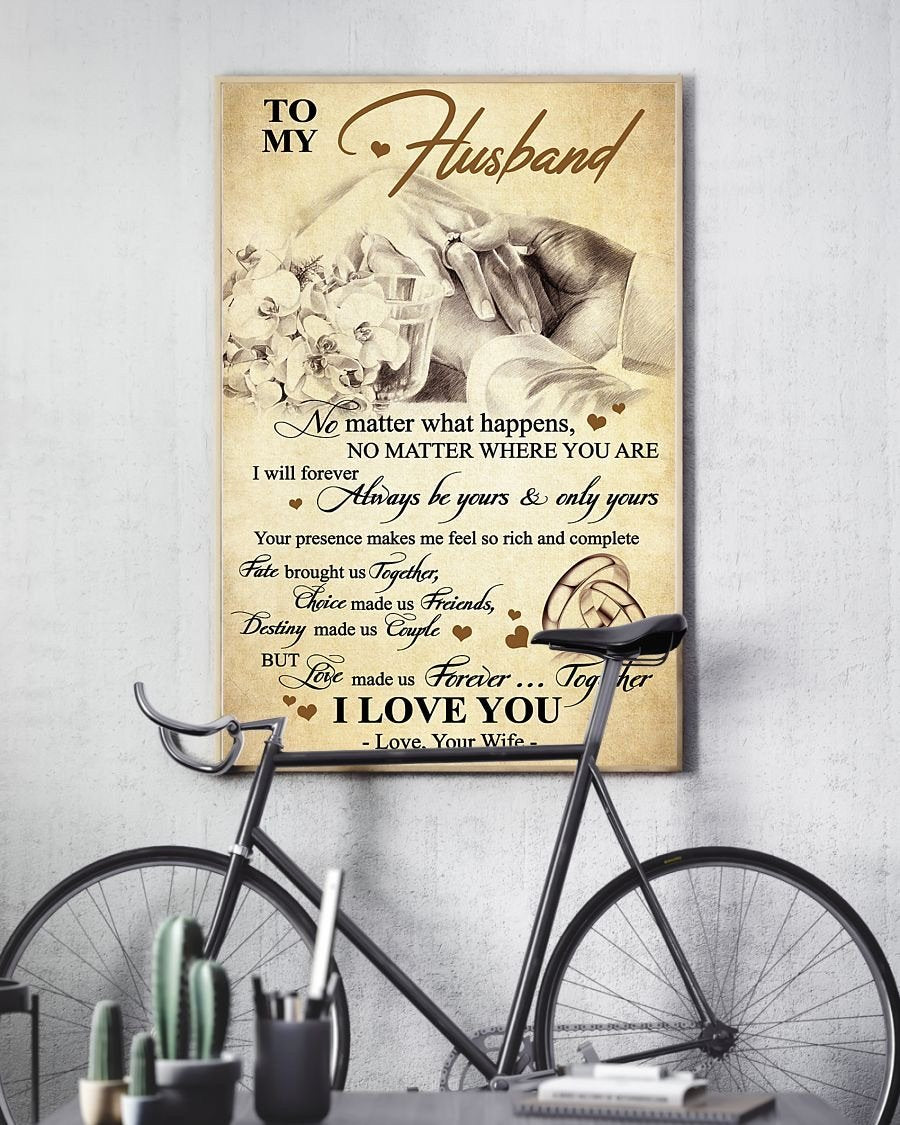 PERFECT GIFTS FOR HUSBAND - TO MY HUSBAND Poster-A Loves Gift