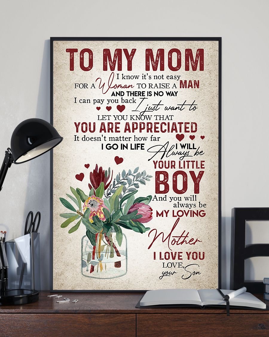 To My Mom Poster-A Loves Gift