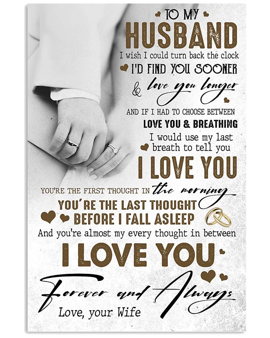 To My Husband  Poster-A Loves Gift