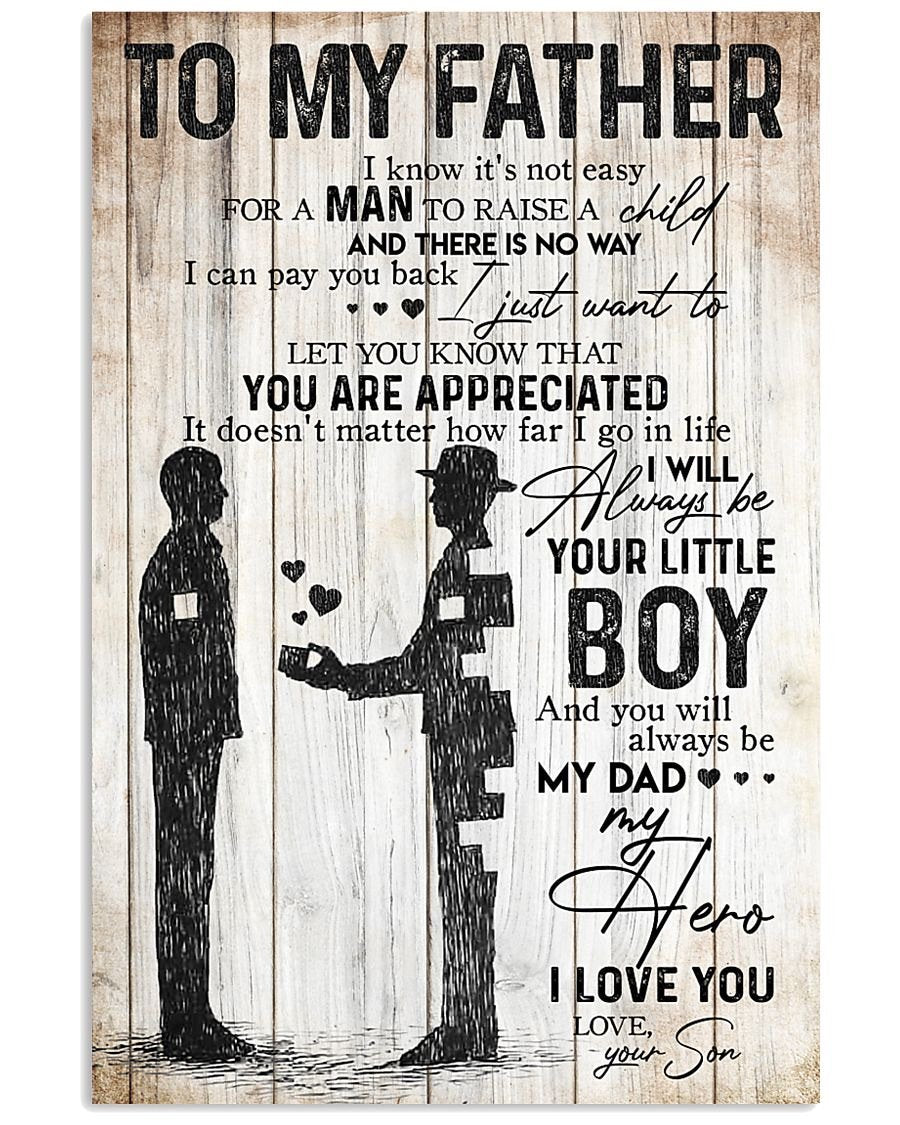 To My Dad Poster-A Loves Gift