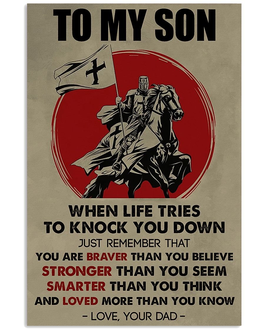 To My Son Poster - Great Gifts For Your Son-A Loves Gift