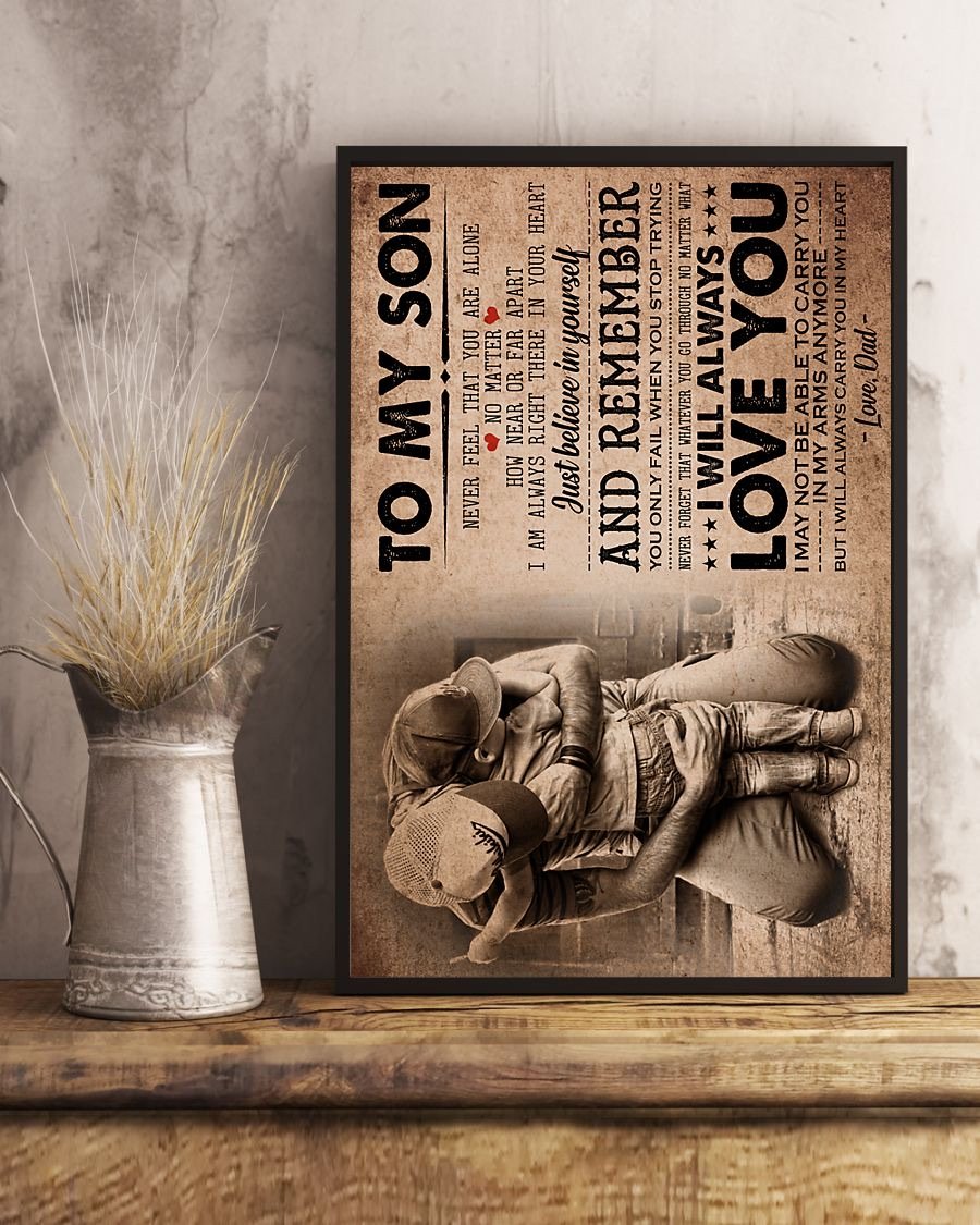 To My Son Poster - Great Gifts For Your Son-A Loves Gift