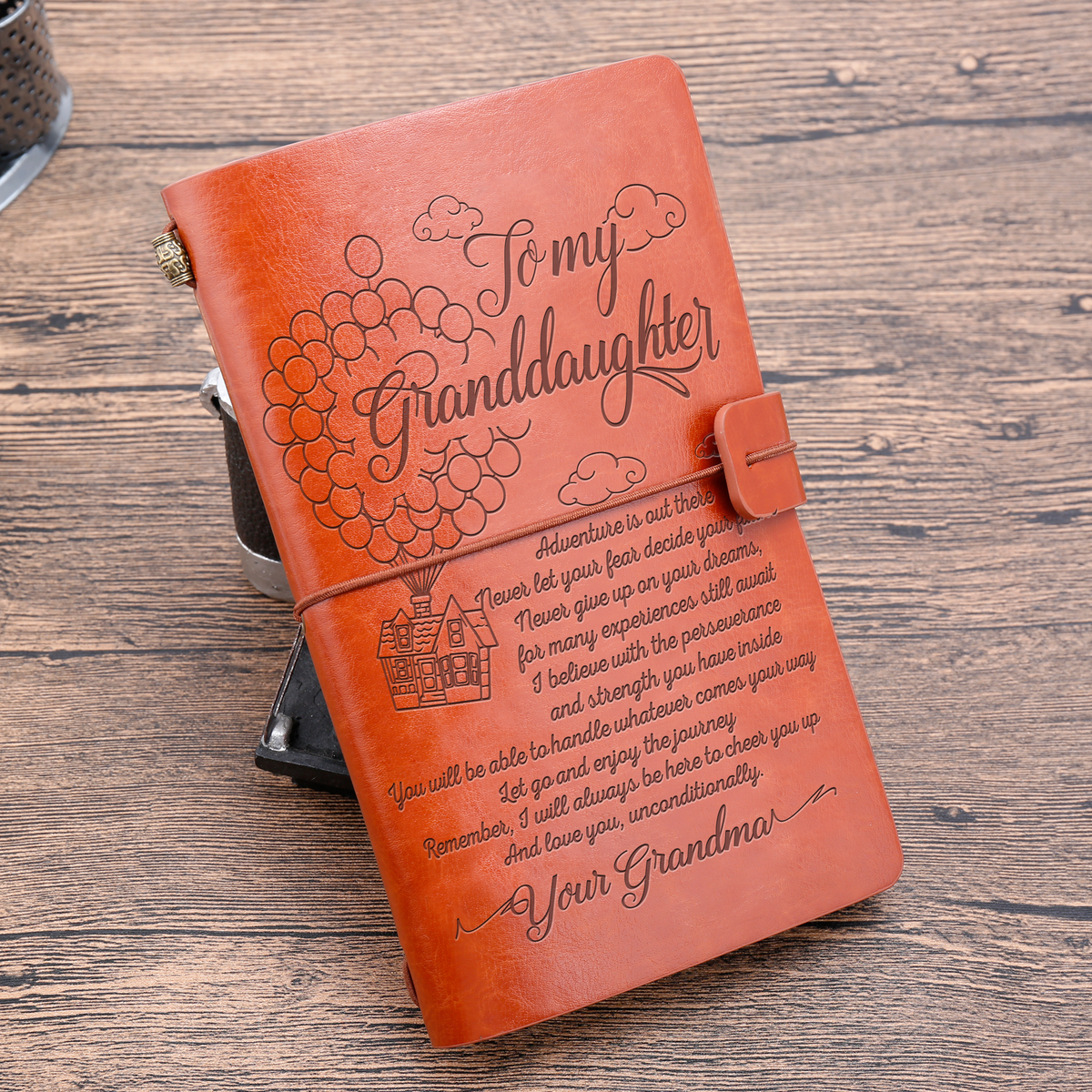 To My Granddaughter- Vintage Journal Notebook-A Loves Gift
