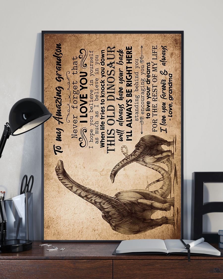 To My Grandson Poster-A Loves Gift