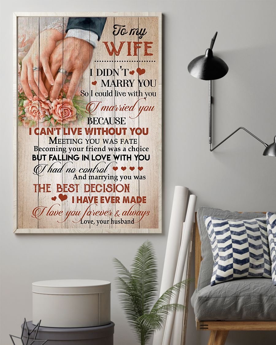 Perfect Gifts For Wife - To My Wife  Poster-A Loves Gift