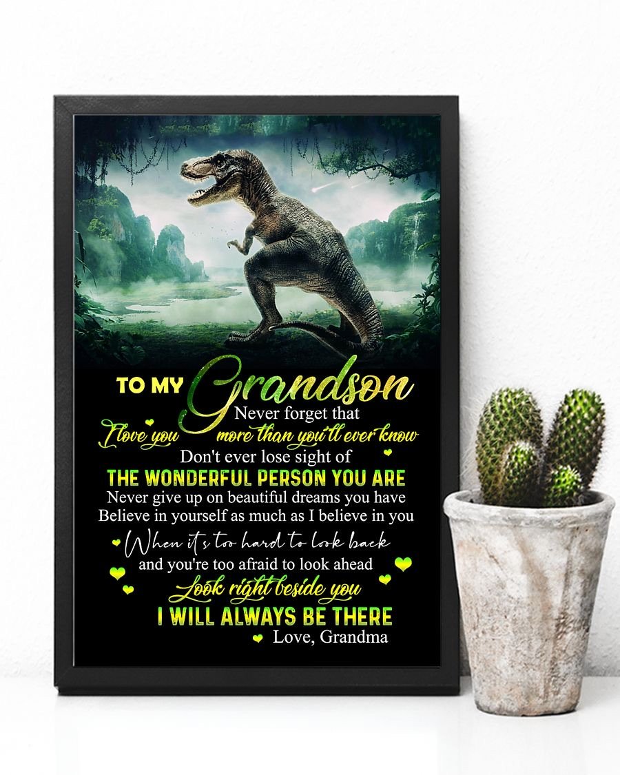 To My Grandson Poster-A Loves Gift