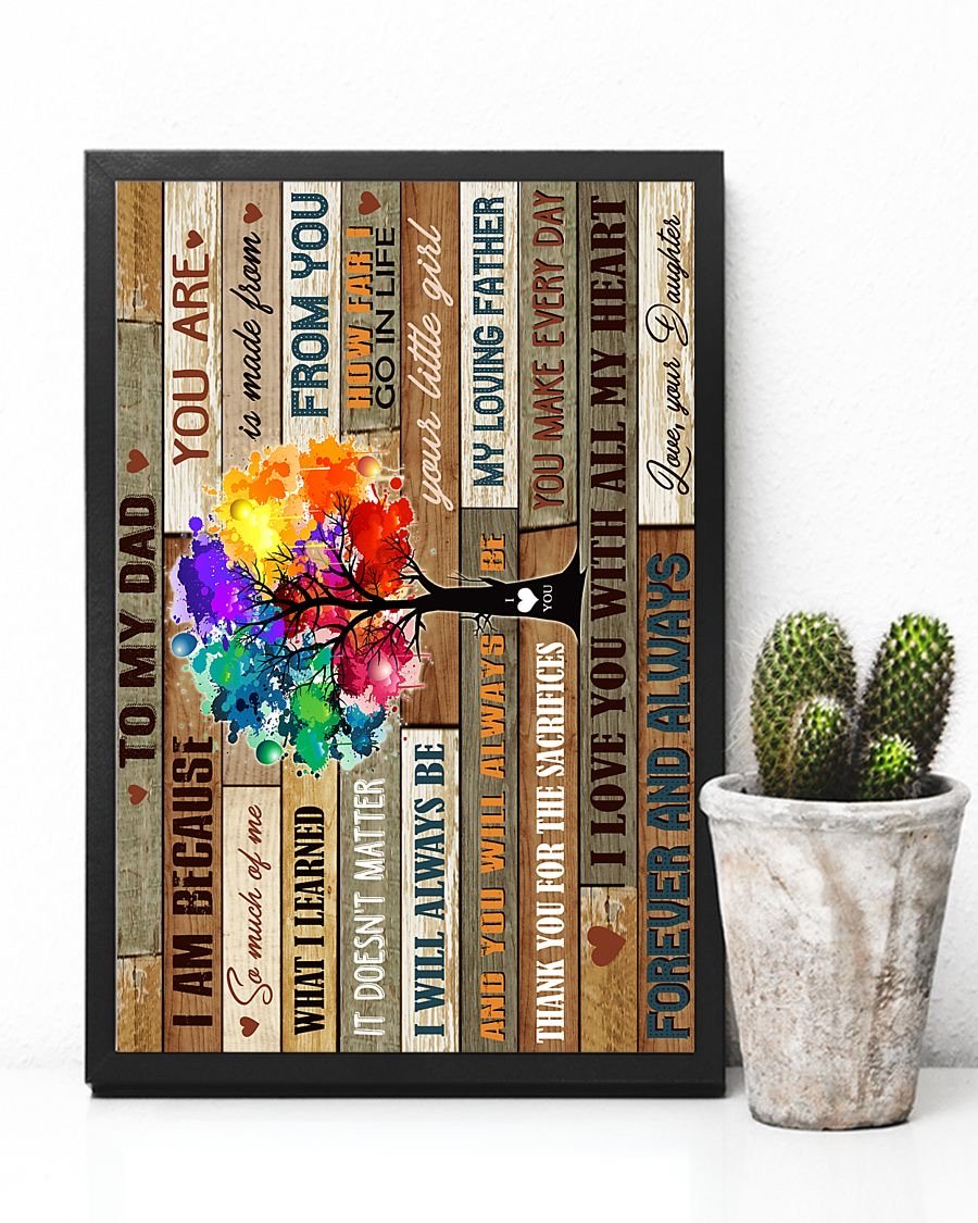 To My Dad Poster-A Loves Gift