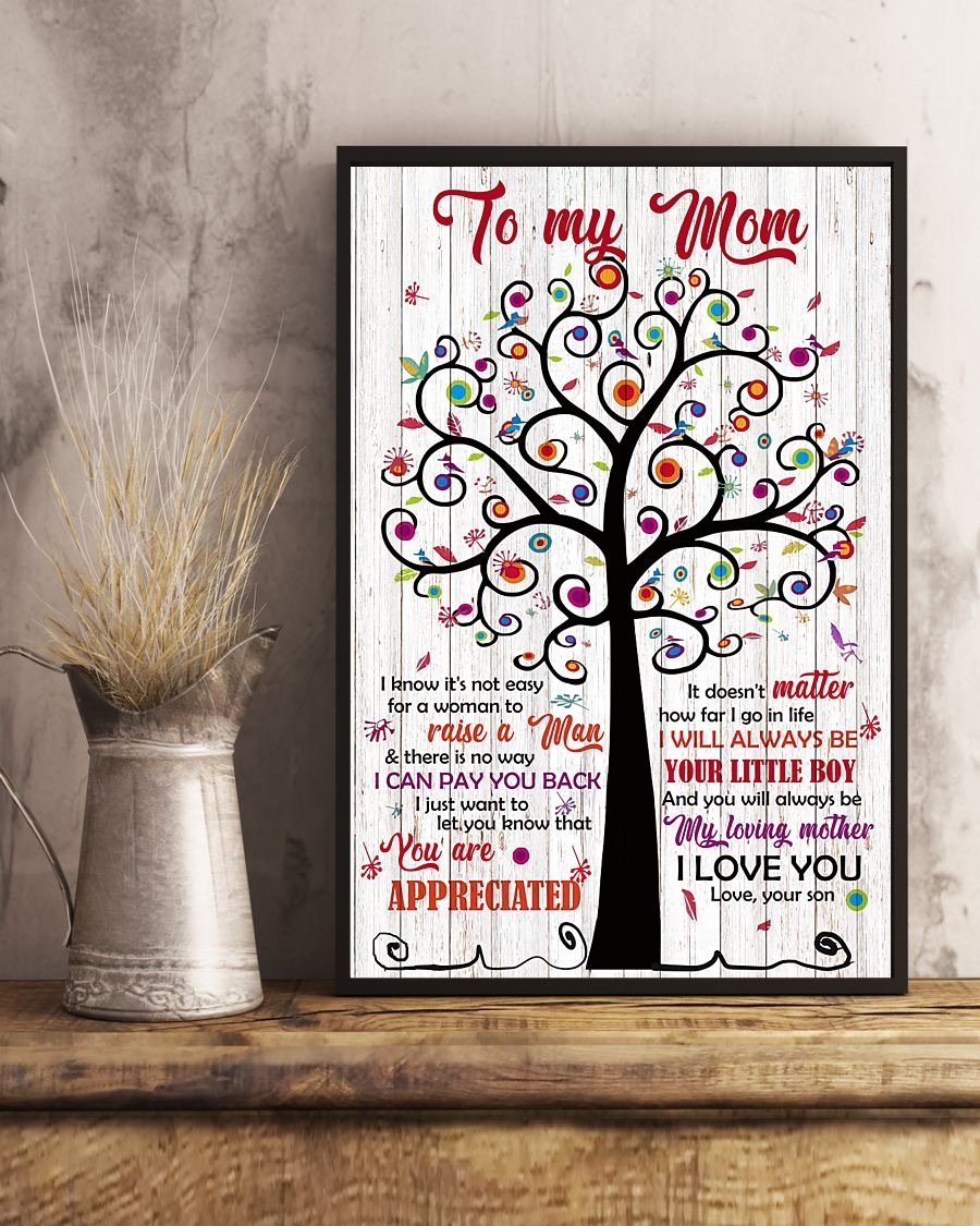 To My Mom Poster-A Loves Gift