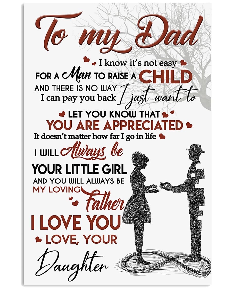 To My Dad Poster-A Loves Gift