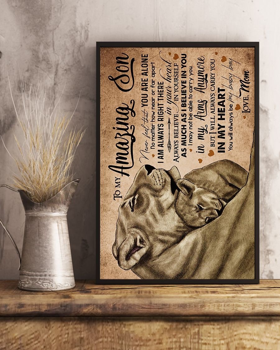 To My Son Poster - Great Gifts For Your Son-A Loves Gift