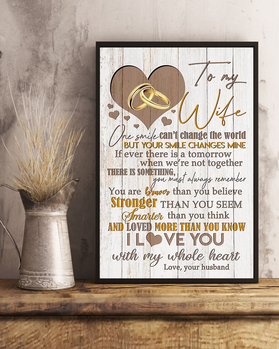 Perfect Gifts For Wife - To My Wife  Poster-A Loves Gift