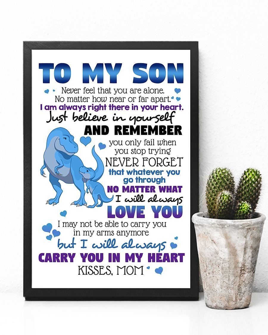 To My Son Poster - Great Gifts For Your Son-A Loves Gift