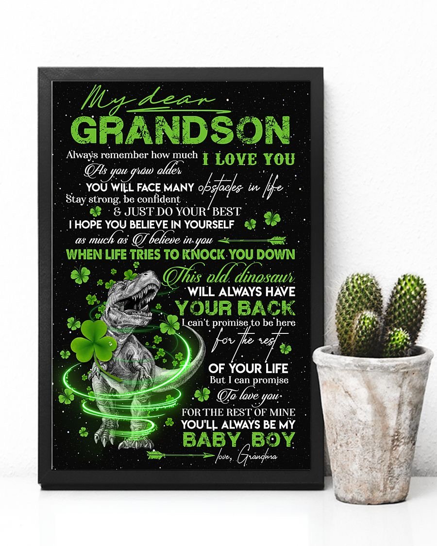 To My Grandson Poster-A Loves Gift