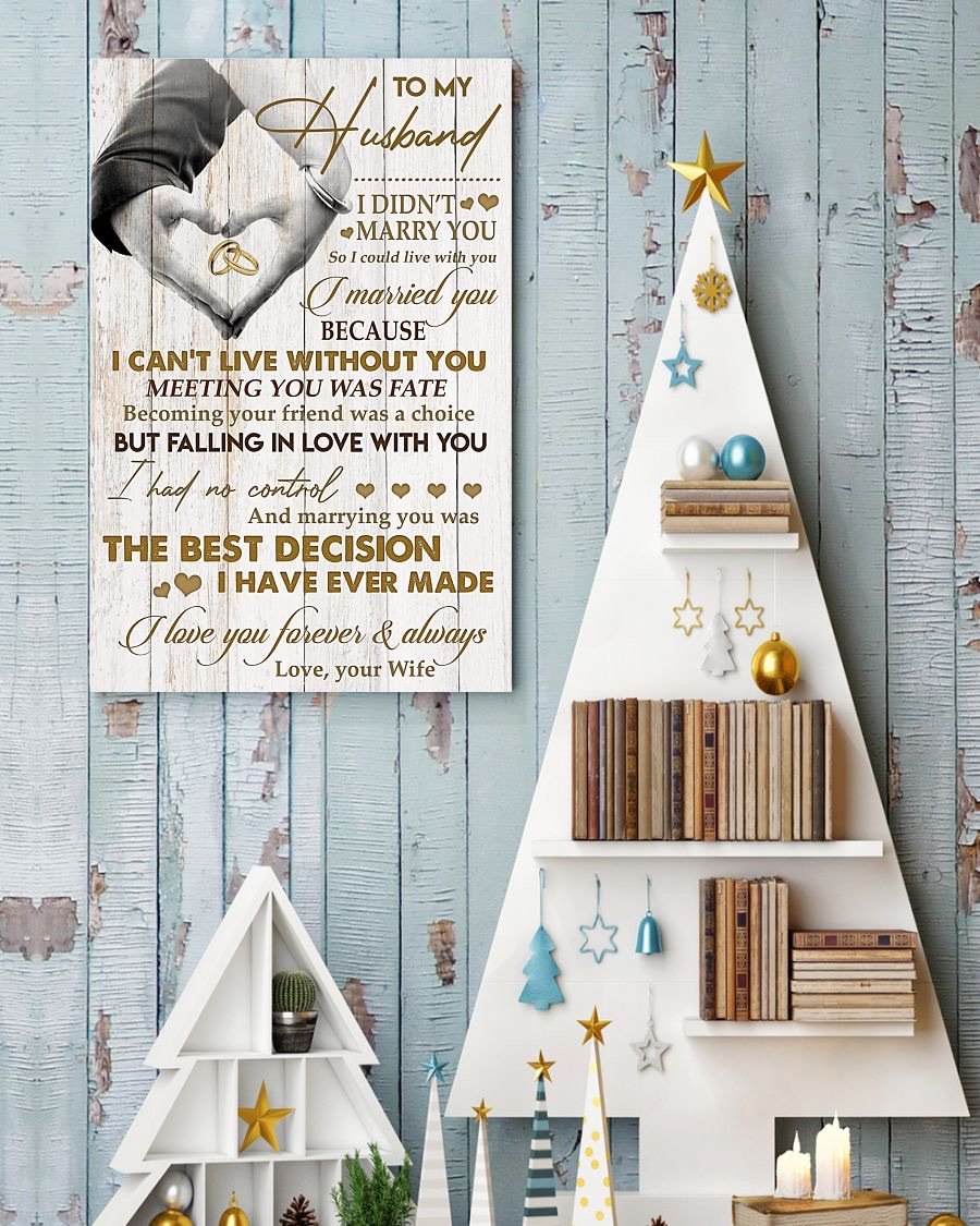Perfect Gifts For Husband - To My Husband Poster-A Loves Gift