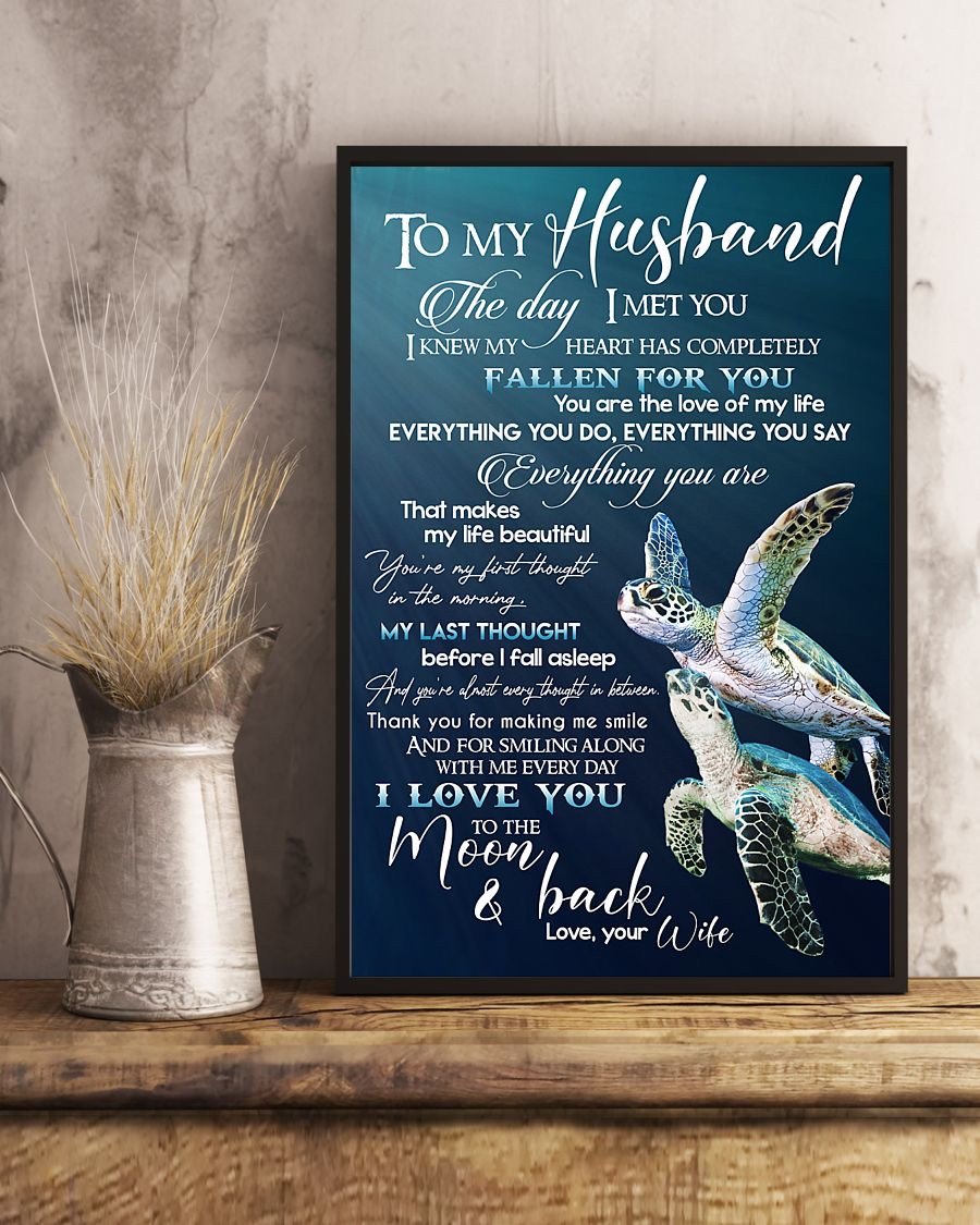 Perfect Gifts For Husband - To My Husband Poster-A Loves Gift