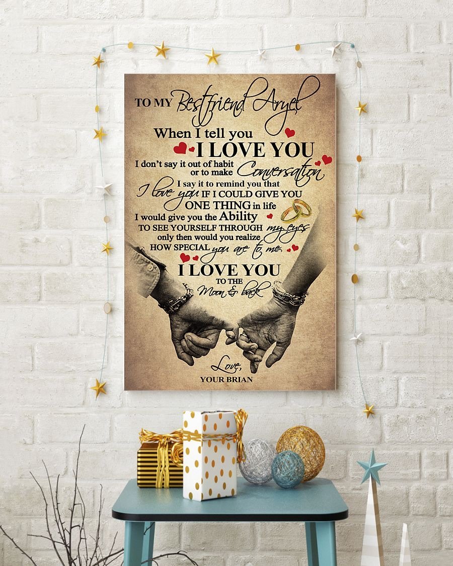 Perfect Gifts For Husband - To My Husband Poster-A Loves Gift