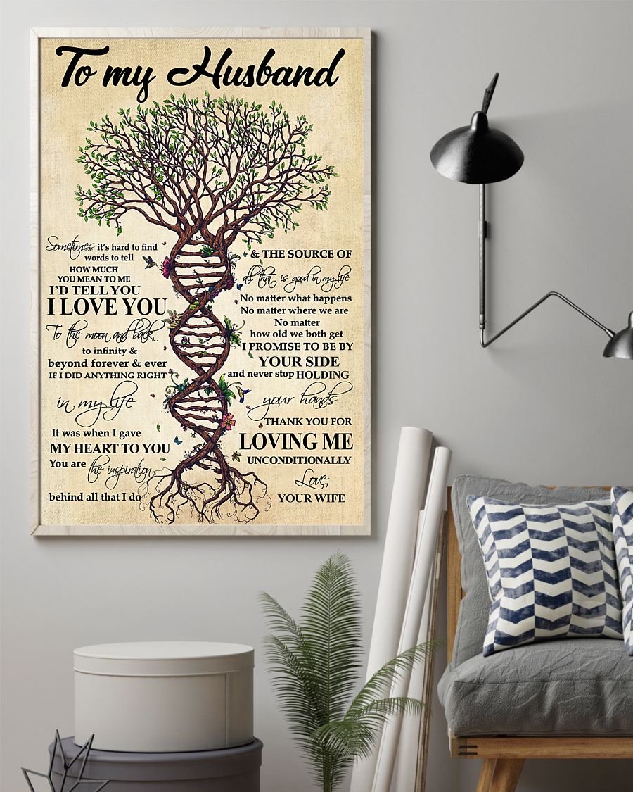 Perfect Gifts For Husband - To My Husband Poster-A Loves Gift