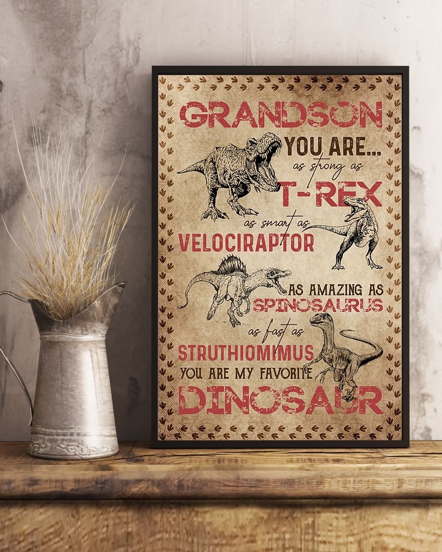 To My Grandson Poster-A Loves Gift
