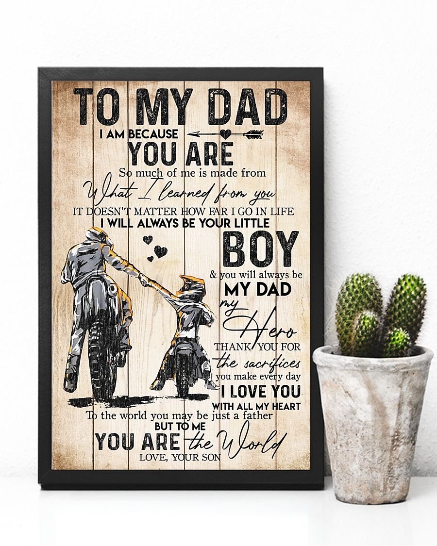 To My Dad Poster-A Loves Gift