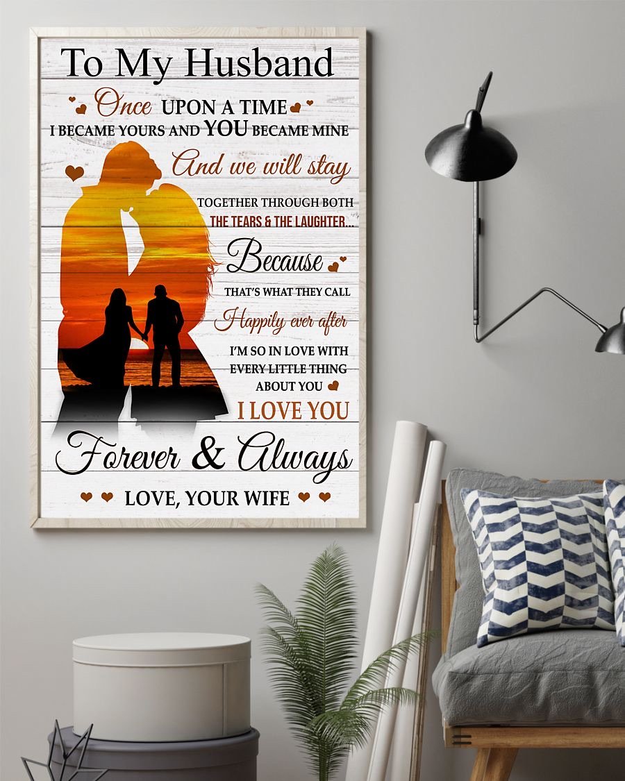 Perfect Gifts For Husband - To My Husband Poster-A Loves Gift
