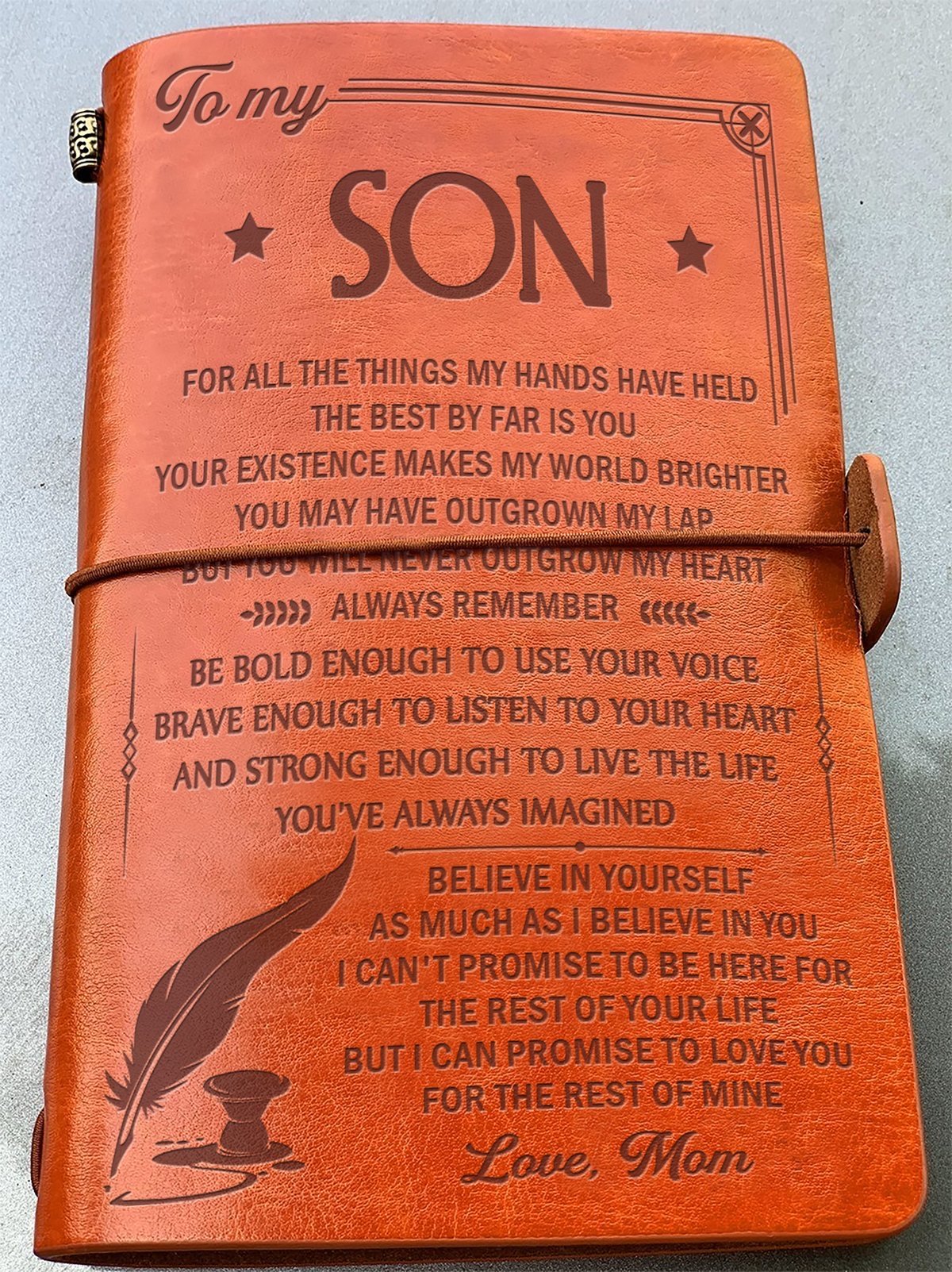 To My Son - Vintage Journal Notebook-A Loves Gift