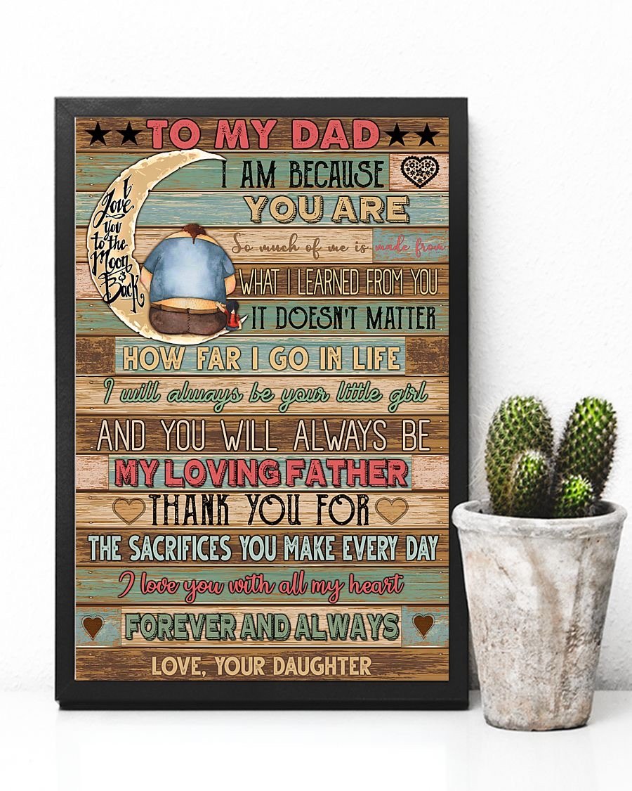 To My Dad Poster-A Loves Gift