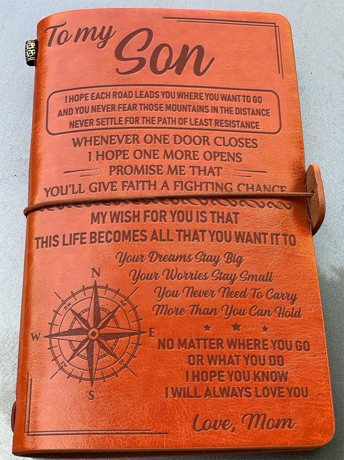 To My Son - Vintage Journal Notebook-A Loves Gift