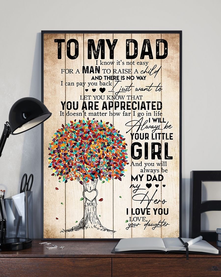 To My Dad Poster-A Loves Gift