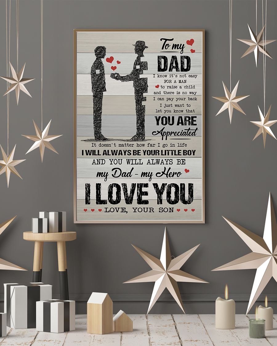 To My Dad Poster-A Loves Gift