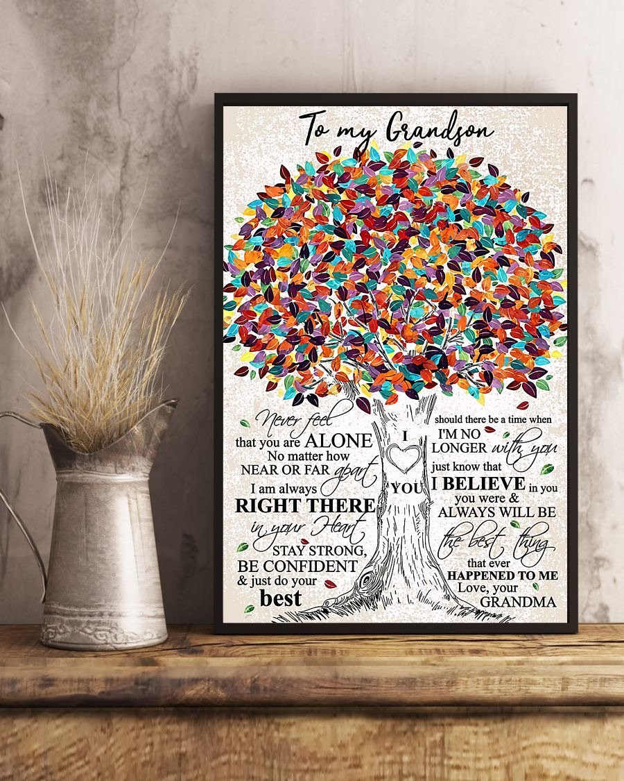 To My Grandson Poster-A Loves Gift