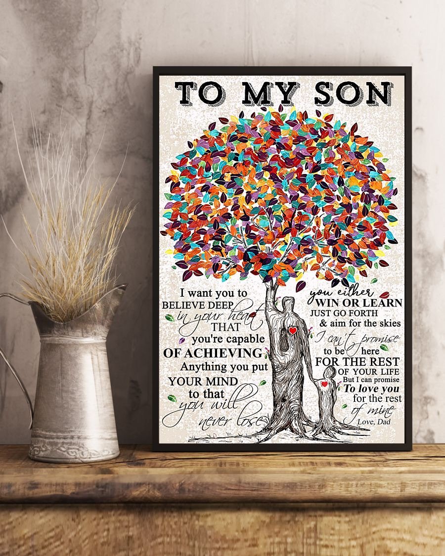 To My Son Poster - Great Gifts For Your Son-A Loves Gift