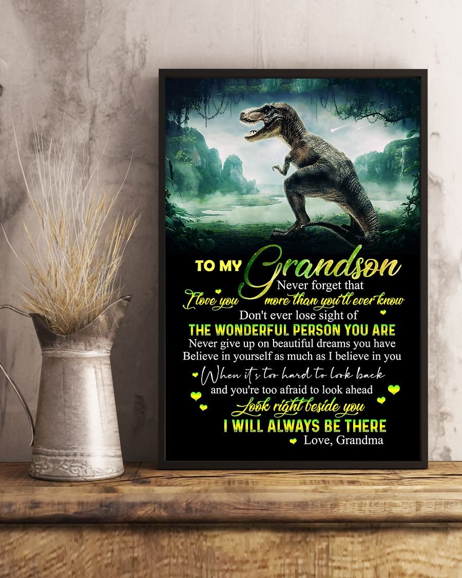 To My Grandson Poster-A Loves Gift