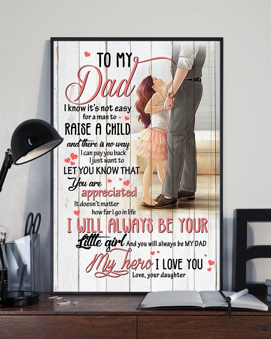 To My Dad Poster-A Loves Gift