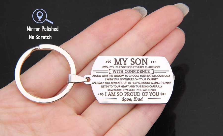 SON DAD - FACE CHALLENGES - KEY CHAIN 1 