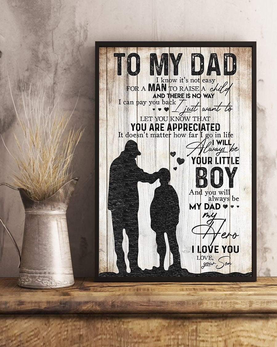 To My Dad Poster-A Loves Gift