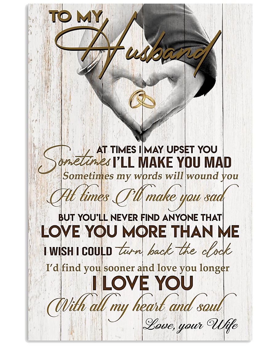 To My Husband  Poster-A Loves Gift