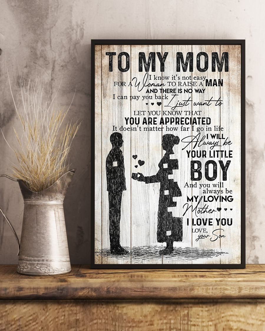 To My Mom Poster-A Loves Gift