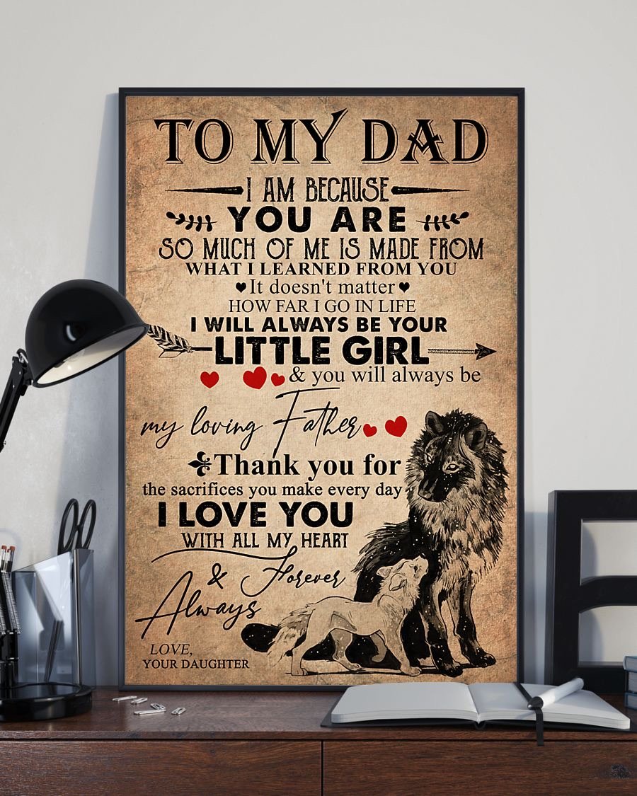 To My Dad Poster-A Loves Gift