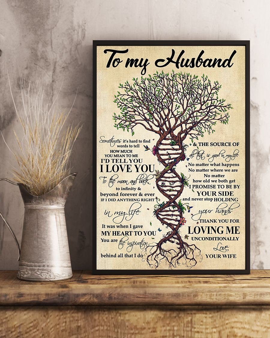 Perfect Gifts For Husband - To My Husband Poster-A Loves Gift