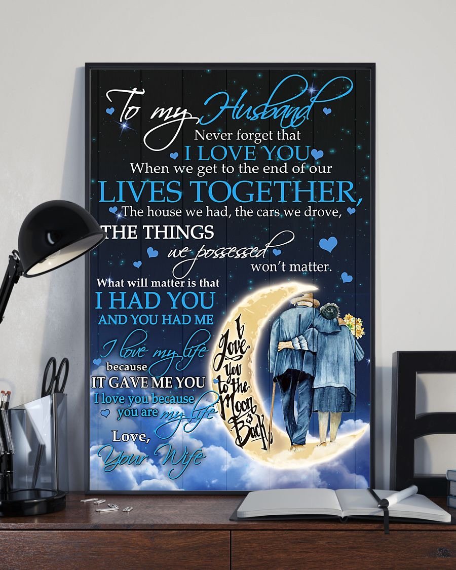 Perfect Gifts For Husband - To My Husband Poster-A Loves Gift
