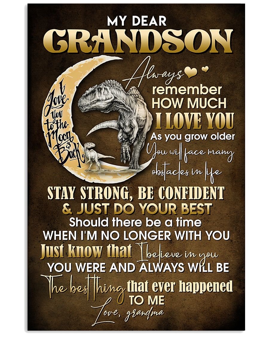 To My Grandson Poster-A Loves Gift