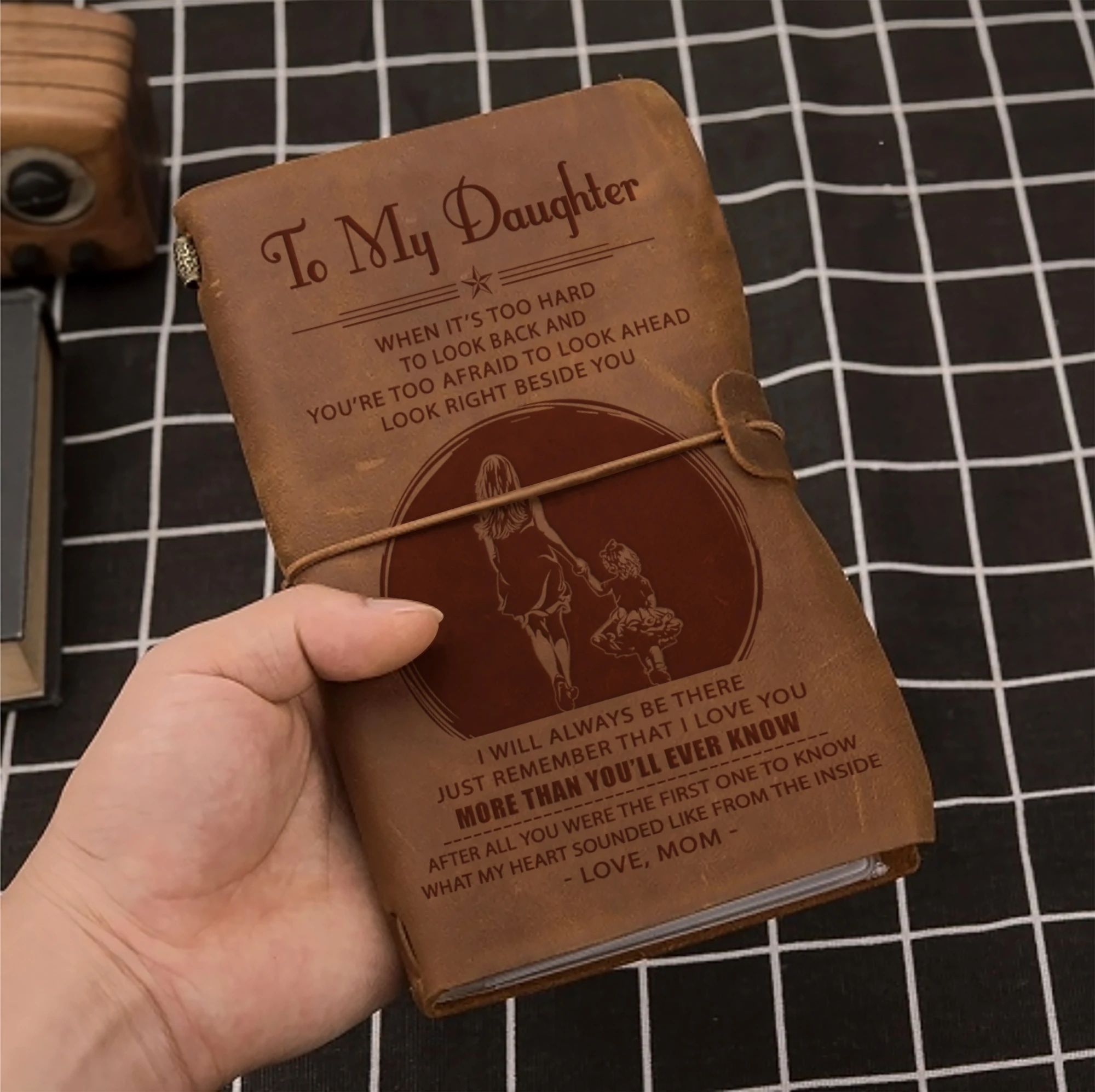 To My Daughter - Vintage Journal Notebook-A Loves Gift