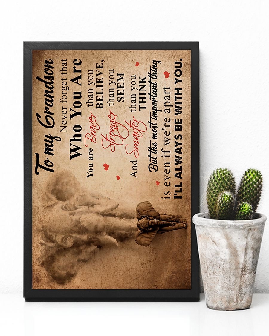 To My Grandson Poster-A Loves Gift
