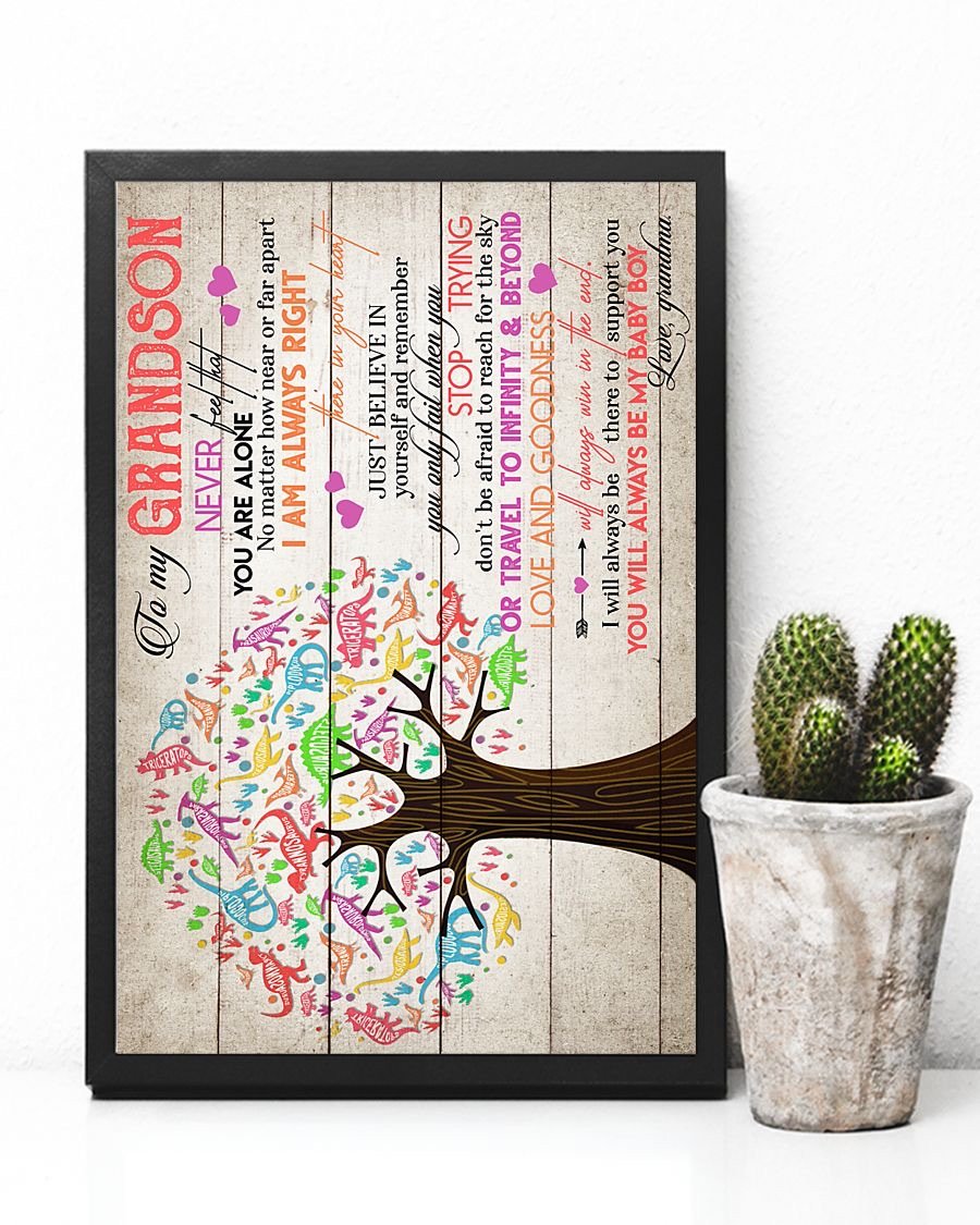To My Grandson Poster-A Loves Gift